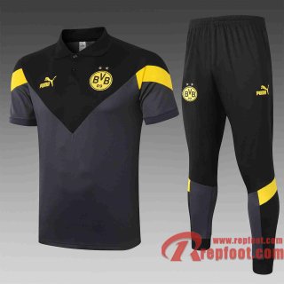 Dortmund BVB Polo de foot 20 21 Graffiti C455#