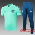 Flamengo Polo de foot 20 21 Vert C456#