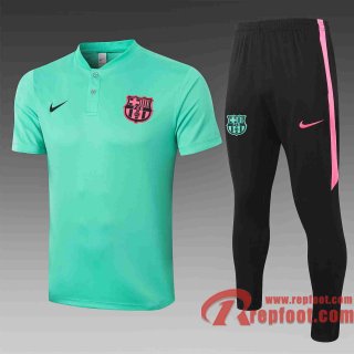 Barcelone Polo de foot 20 21 Vert clair C457#