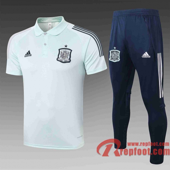 Espagne Polo de foot 20 21 Vert clair C465# Espagne Polo de foot 20 21 Vert clair C465#