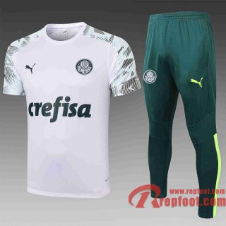 Palmeiras T-shirt de foot 20 21 Blanc C480#