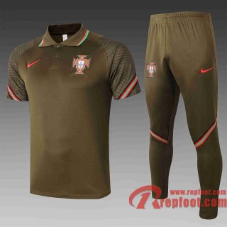 Portugal Polo de foot 20 21 Noir C509#