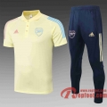 Arsenal Polo de foot 20 21 Jaune C519#