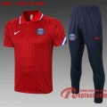 PSG Paris polo de foot Rouge - logo C535 20 21  PSG Paris polo de foot Rouge - logo C535 20 21