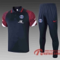 PSG Paris Polo foot Bleu foncé 20 21 C557