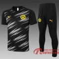 Dortmund BVB Polo foot Tampographie noire 20 21 C563