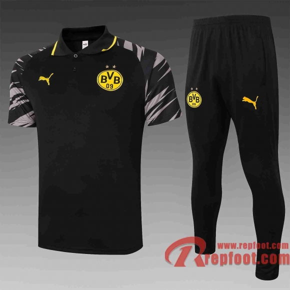 Dortmund BVB Polo foot noir 20 21 C572