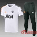 Manchester United polo foot blanc 20 21 C589