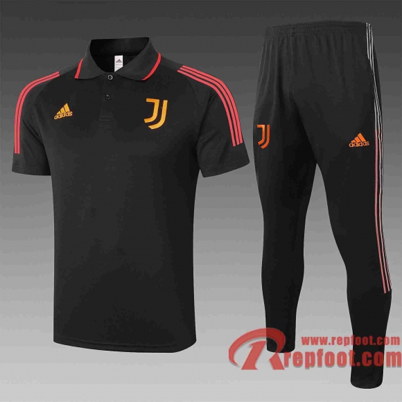 Juventus polo foot Noir 20 21 C594