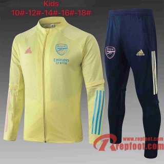 Arsenal Survetement Foot Enfant - Veste Jaune 20 21 E482