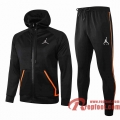 Airman Survetement Foot Sweat a Capuche - Veste noir 20 21