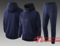 Sport Survetement Foot Sport Sweat a Capuche - Veste Marine 20 21-1