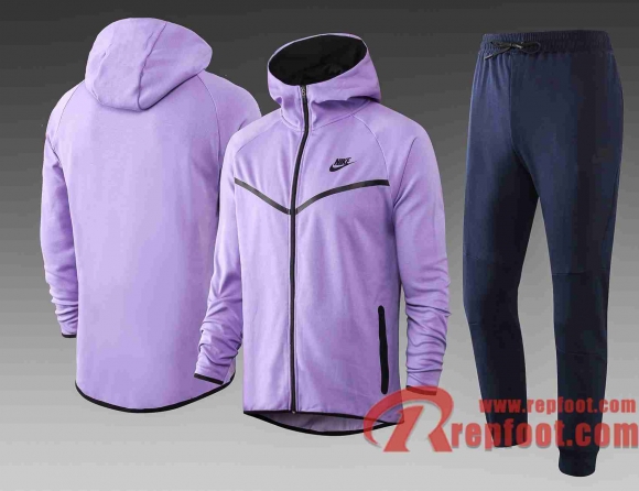 Sport Survetement Foot Sport Sweat a Capuche - Veste violet 20 21