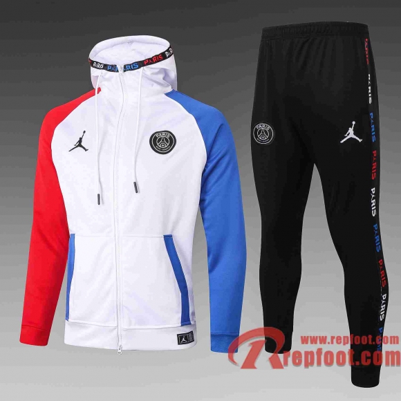 Airman Veste foot - Sweat a Capuche blanc 20 21 F273