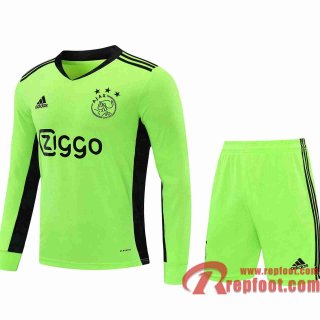 Ajax Maillots foot Gardiens de but Manche Longue green 20 21