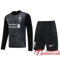 Liverpool Maillots foot Gardiens de but Manche Longue black 20 21