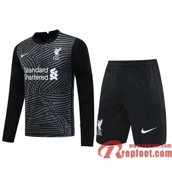 Liverpool Maillots foot Gardiens de but Manche Longue black 20 21  Liverpool Maillots foot Gardiens de but Manche Longue black 20 21