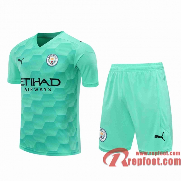 Manchester City Maillots foot Gardiens de but blue-green 20 21