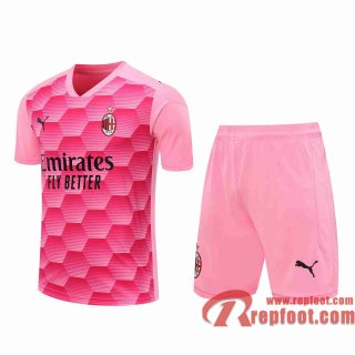 AC Milan Maillots foot Gardiens de but Pink 20 21