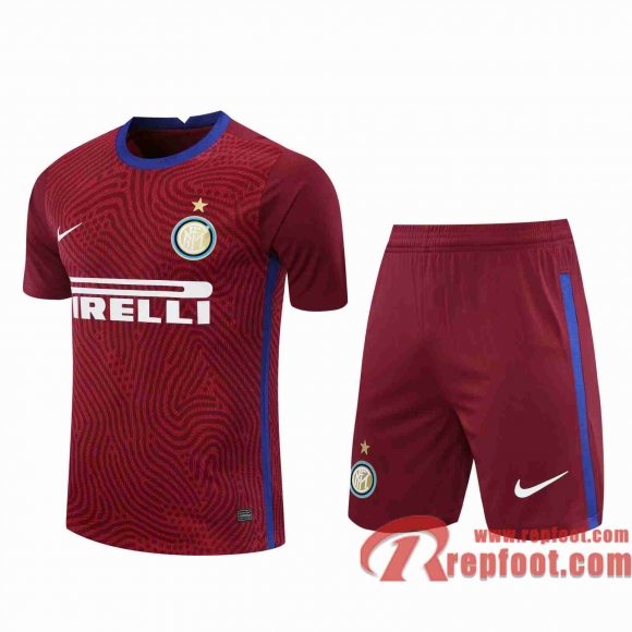 Inter Milan Maillots foot Gardiens de but Dark red 20 21