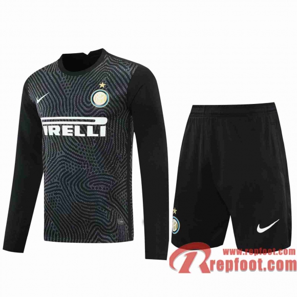 Inter Milan Maillots foot Gardiens de but Manche Longue black 20 21