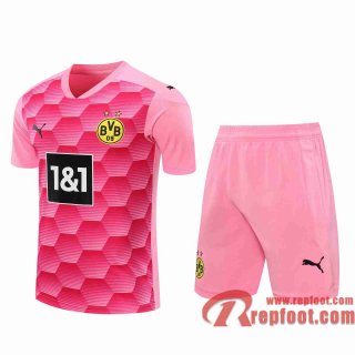 Dortmund BVB Maillots foot Gardiens de but Pink 20 21