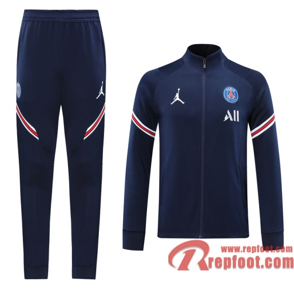 PSG Paris Veste foot Jordan Bleu foncE - Entrainement 20 21 J104