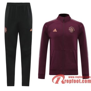 Manchester United Veste foot Bordeaux - Sangles 20 21 J107