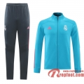 Real Madrid Veste foot bleu ciel - Entrainement 20 21 J120