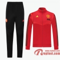 Manchester United Veste foot rouge - Entrainement 20 21 J16