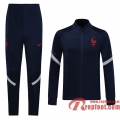 France Veste foot noir - Entrainement 20 21 J19