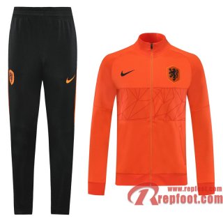 Pays-Bas Veste foot Orange - Version du joueur 20 21 J27