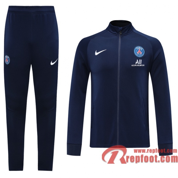 PSG Paris Veste foot Bleu foncE - Entrainement 20 21 J76