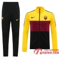 AS Rome Veste foot Jaune/rouge/noir - Version du joueur 20 21 J77 AS Rome Veste foot Jaune/rouge/noir - Version du joueur 20 21 J77