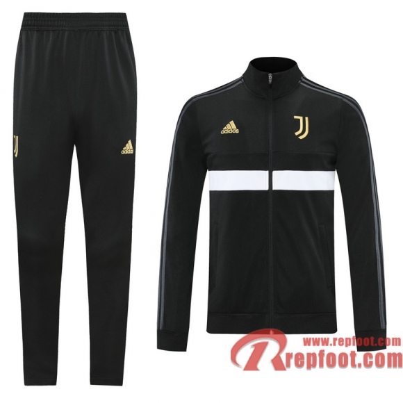 Juventus Veste foot noir - Version du joueur 20 21 J90
