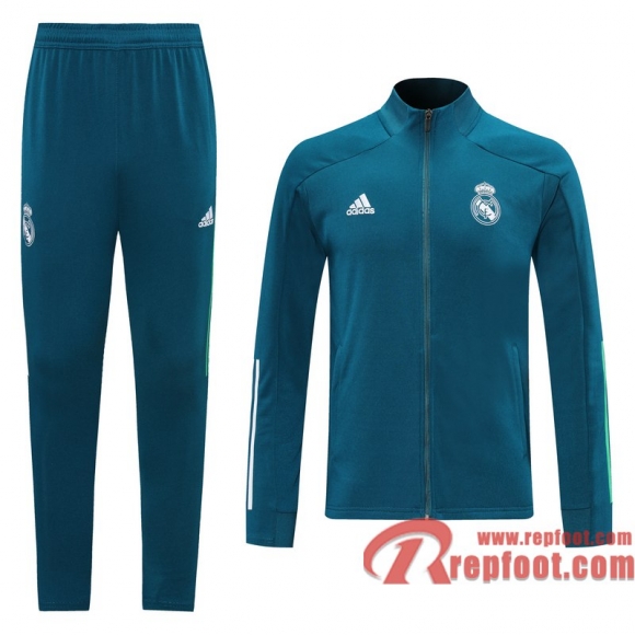 Real Madrid Veste foot bleu - Entrainement 20 21 J93