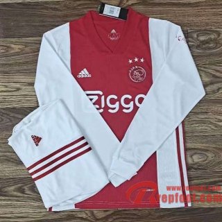 Ajax Maillots foot Domicile Manche Longue 20 21