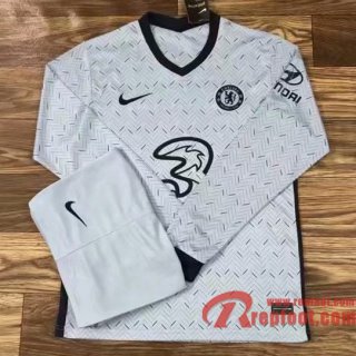 Chelsea Maillots foot Exterieur Manche Longue 20 21