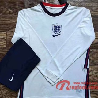 Angleterre Maillots foot Domicile Manche Longue 20 21