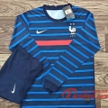 France Maillots foot Domicile Manche Longue 20 21