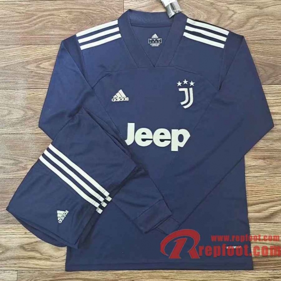 Juventus Maillots foot Exterieur Manche Longue 20 21