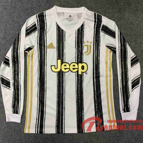 Juventus Maillots foot Domicile Manche Longue 20 21