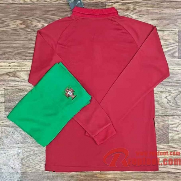 Portugal Maillots foot Domicile Manche Longue 20 21