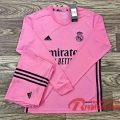 Real Madrid Maillots foot Exterieur Manche Longue 20 21