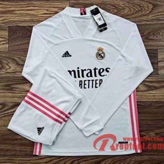 Real Madrid Maillots foot Domicile Manche Longue 20 21