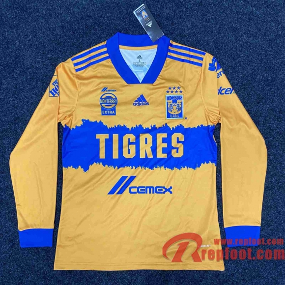Tigres UANL Maillots foot Domicile Manche Longue 20 21 Tigres UANL Maillots foot Domicile Manche Longue 20 21
