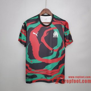 Olympique Marseille Maillots foot "OM Africa" Special Edition rouge noir vert 21-22