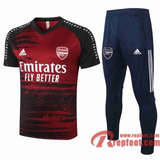 Arsenal Polo foot Rouge fonce - Sangles 20 21 P182