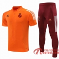 Real Madrid Polo foot Orange - Sangles 20 21 P197