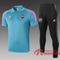 Arsenal Polo De foot Bleu clair 20 21 P201